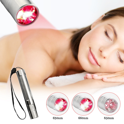 خرید چراغ قوه درمانی با نور قرمز قابل حمل 850 نانومتری لامپ پزشکی دستی 630 نانومتری 660 نانومتری ساخت آنلاین