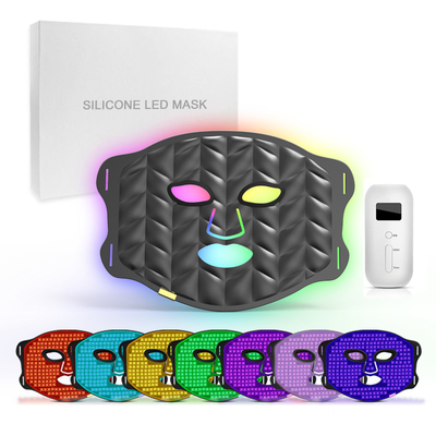 خرید مراقبت از پوست نرم قابل شارژ مجدد ماسک صورت LED درمان نور قرمز OEM ساخت آنلاین