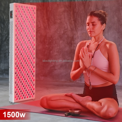 خرید 1500W پانل درمان نور قرمز 630 660 810 850nm مراقبت از پوست LED پانل درمان نور قرمز ساخت آنلاین