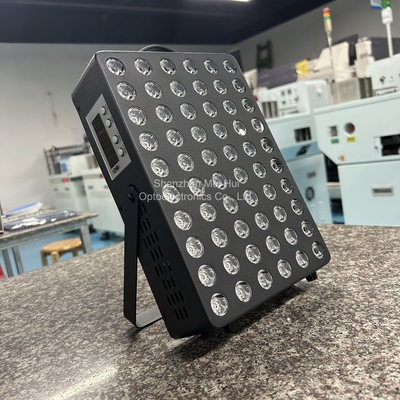خرید مراقبت از پوست صورت پانل درمان نور قرمز 300W دستگاه درمان LED قابل حمل با رنگ بدن صورتی و سیاه ساخت آنلاین