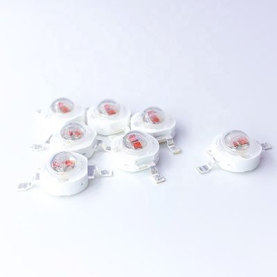 خرید دانه های تراشه دو لامپ LED 3W برای نور درمانی مادون قرمز 620nm 630nm ساخت آنلاین