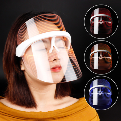 خرید ماسک صورت نور درمانی LED شارژی نور تراپی فوتون ساخت آنلاین