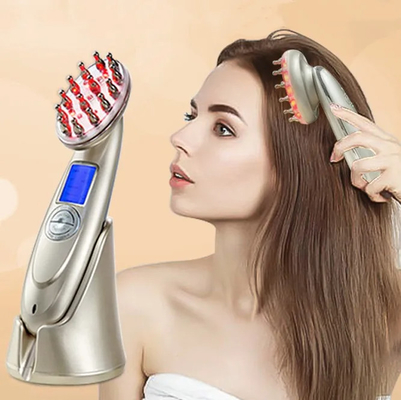 برش مو ليزر الکتريکي رشد مو EMS Comb ماساژ کمر مادون قرمز