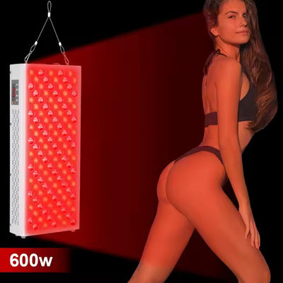 OEM ODM تسکین درد بدن سونا مادون قرمز نزدیک 600w 120pcs LEDS 5W 660nm 850nm پانل درمان نور قرمز LED دستگاه درمان نور قرمز