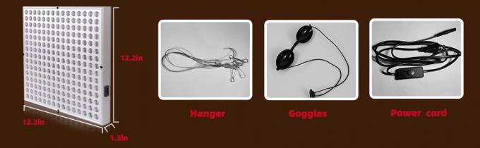 لامپ 660 نانومتری نزدیک مادون قرمز، پانل درمان نور LED قرمز 850 نانومتری آلومینیومی 45 واتی 0