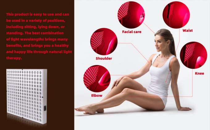 لامپ 660 نانومتری نزدیک مادون قرمز، پانل درمان نور LED قرمز 850 نانومتری آلومینیومی 45 واتی 1