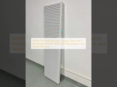 پنل درمانی نور قرمز فول بادی 4500 وات با 9 طول موج برای تسکین درد، جوانسازی پوست و ریکاوری عضلات